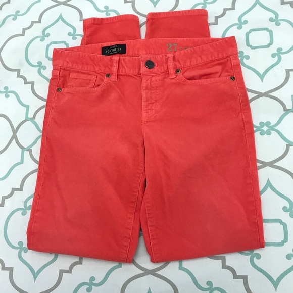 J. Crew Pants - 💙👖SWEET! J. CREW TOOTHPICK👖💙27 3/4 29.75 CORDS